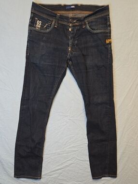 G-Star Raw Defend Super Slim Dark Blue Denim Jeans